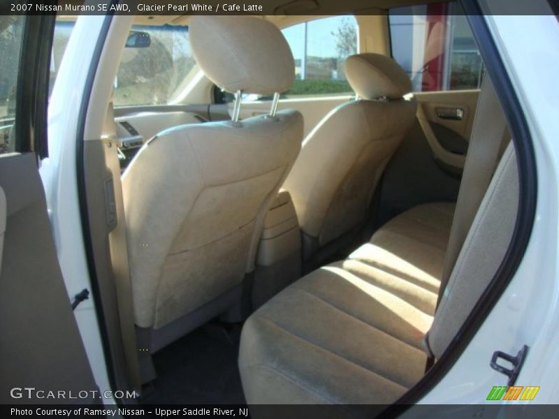 Glacier Pearl White / Cafe Latte 2007 Nissan Murano SE AWD