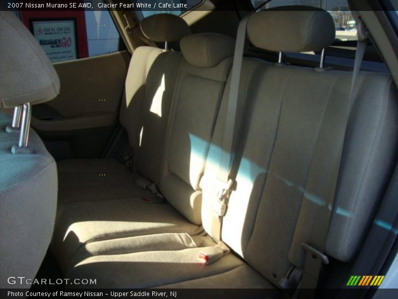 Glacier Pearl White / Cafe Latte 2007 Nissan Murano SE AWD