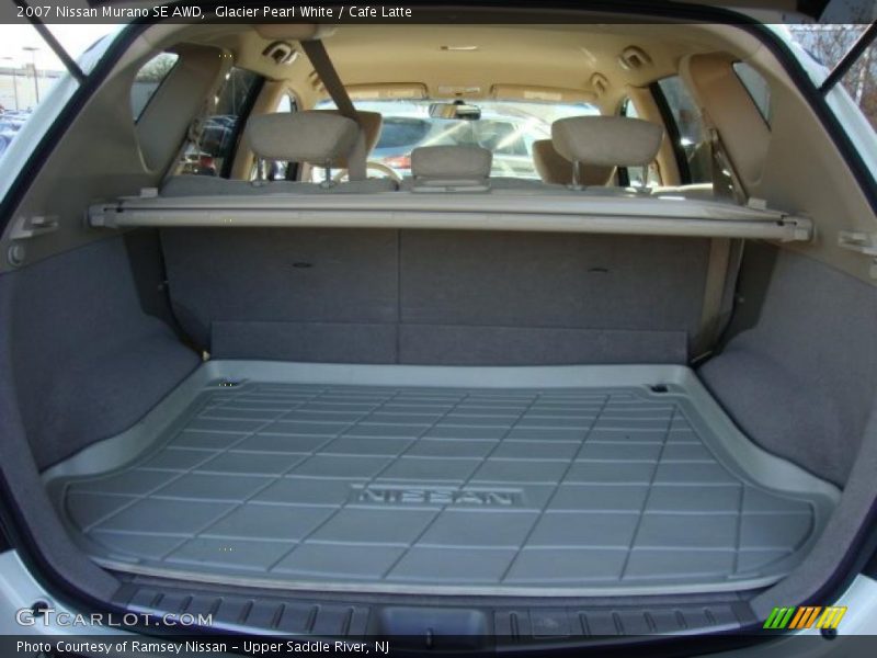 Glacier Pearl White / Cafe Latte 2007 Nissan Murano SE AWD