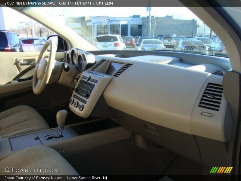 Glacier Pearl White / Cafe Latte 2007 Nissan Murano SE AWD