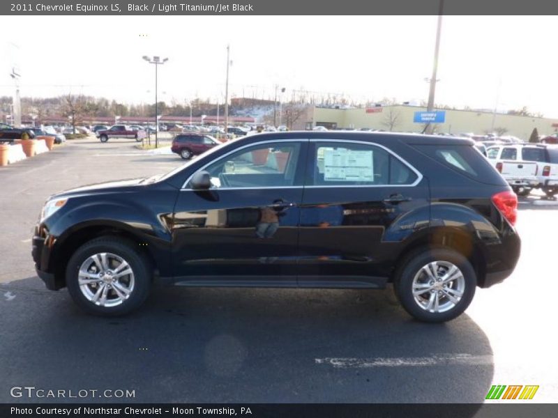 Black / Light Titanium/Jet Black 2011 Chevrolet Equinox LS