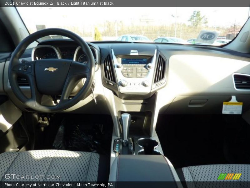 Black / Light Titanium/Jet Black 2011 Chevrolet Equinox LS