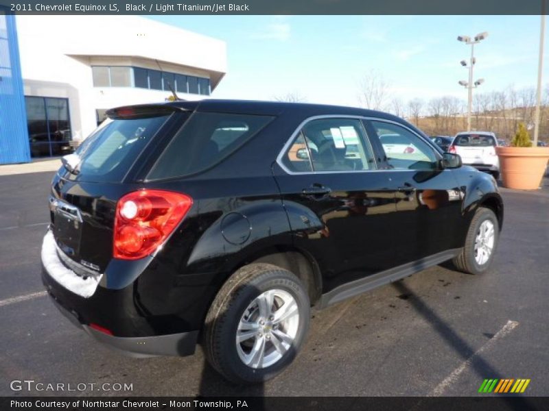 Black / Light Titanium/Jet Black 2011 Chevrolet Equinox LS