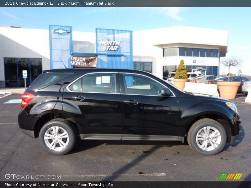 Black / Light Titanium/Jet Black 2011 Chevrolet Equinox LS