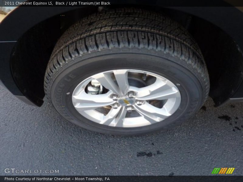 Black / Light Titanium/Jet Black 2011 Chevrolet Equinox LS