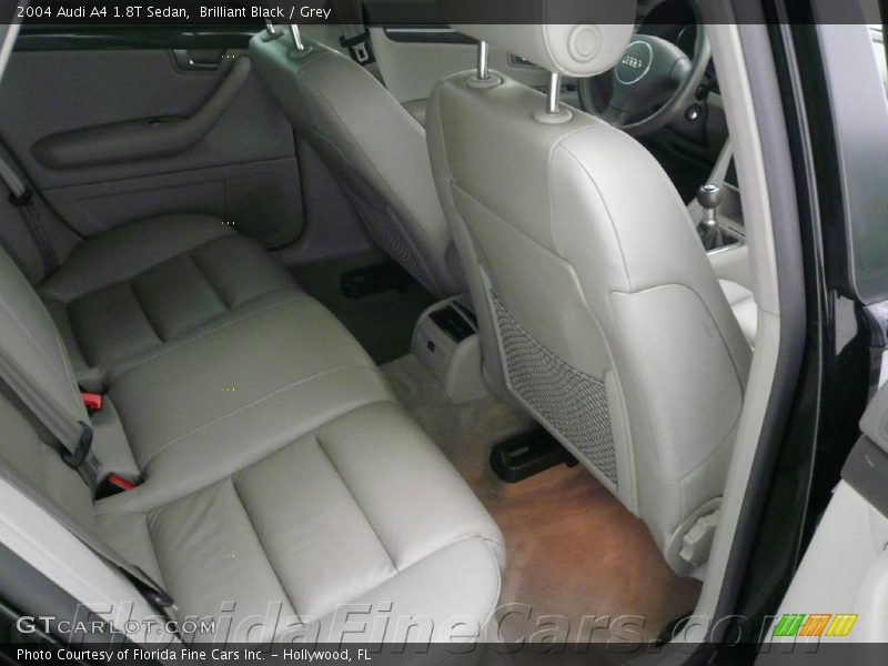 Brilliant Black / Grey 2004 Audi A4 1.8T Sedan