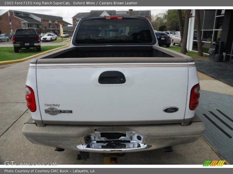 Oxford White / Castano Brown Leather 2003 Ford F150 King Ranch SuperCab