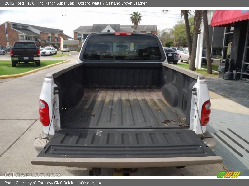 Oxford White / Castano Brown Leather 2003 Ford F150 King Ranch SuperCab