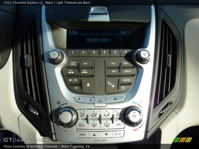Black / Light Titanium/Jet Black 2011 Chevrolet Equinox LS