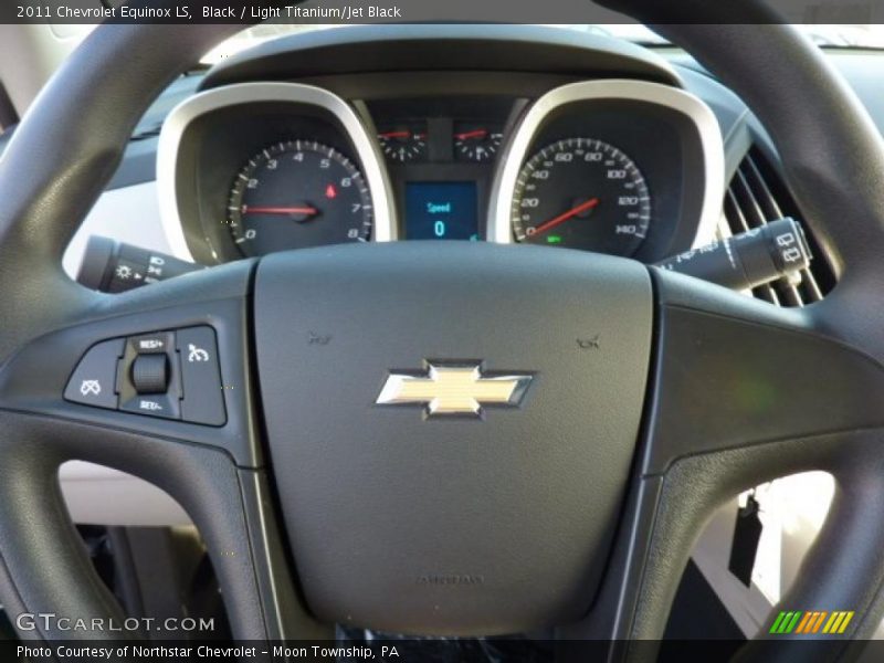 Black / Light Titanium/Jet Black 2011 Chevrolet Equinox LS