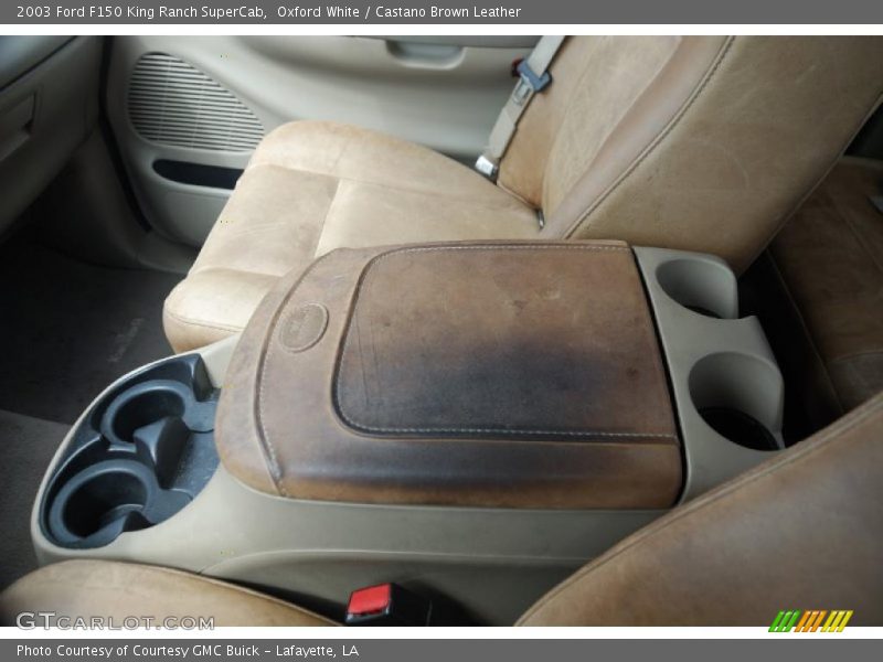 Oxford White / Castano Brown Leather 2003 Ford F150 King Ranch SuperCab