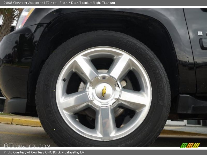 Black / Dark Titanium/Light Titanium 2008 Chevrolet Avalanche LTZ 4x4