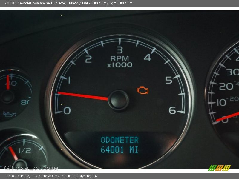 Black / Dark Titanium/Light Titanium 2008 Chevrolet Avalanche LTZ 4x4