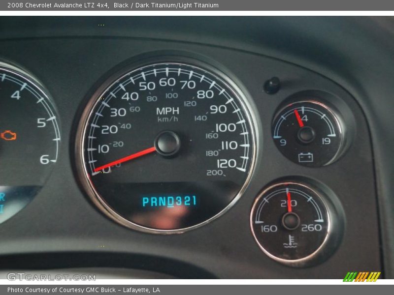 Black / Dark Titanium/Light Titanium 2008 Chevrolet Avalanche LTZ 4x4