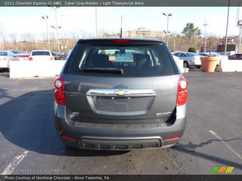 Cyber Gray Metallic / Light Titanium/Jet Black 2011 Chevrolet Equinox LS AWD
