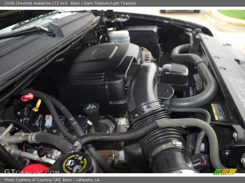 Black / Dark Titanium/Light Titanium 2008 Chevrolet Avalanche LTZ 4x4