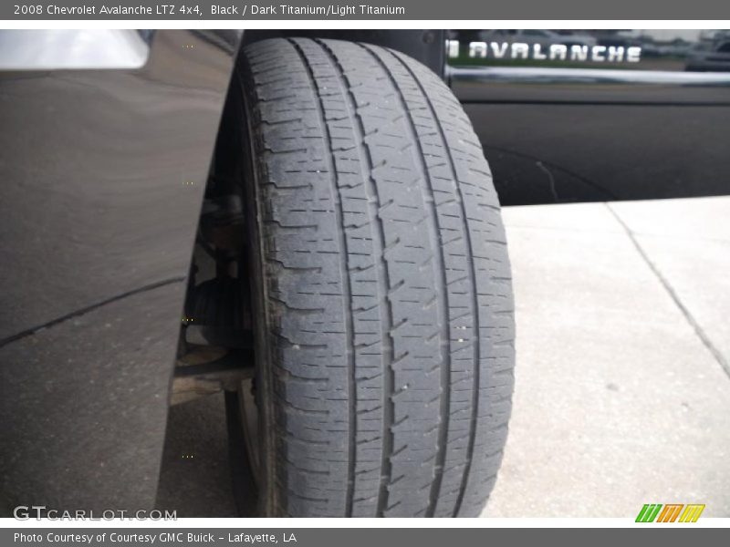Black / Dark Titanium/Light Titanium 2008 Chevrolet Avalanche LTZ 4x4