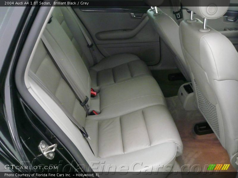 Brilliant Black / Grey 2004 Audi A4 1.8T Sedan