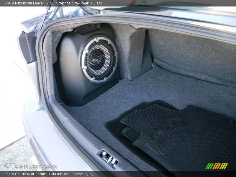 Graphite Gray Pearl / Black 2009 Mitsubishi Lancer GTS