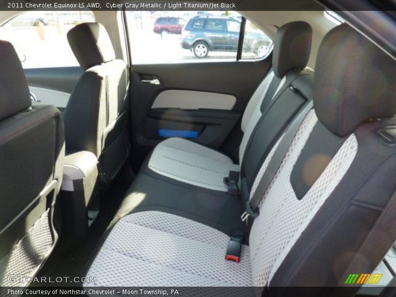 Cyber Gray Metallic / Light Titanium/Jet Black 2011 Chevrolet Equinox LS AWD
