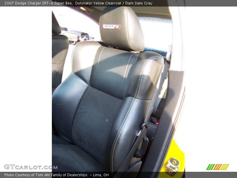 Detonator Yellow Clearcoat / Dark Slate Gray 2007 Dodge Charger SRT-8 Super Bee