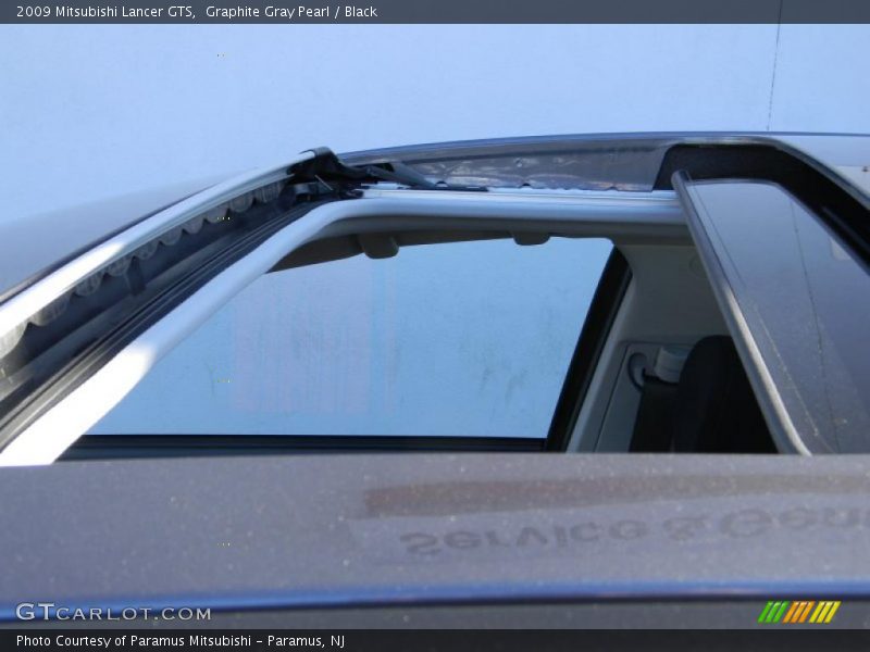 Graphite Gray Pearl / Black 2009 Mitsubishi Lancer GTS