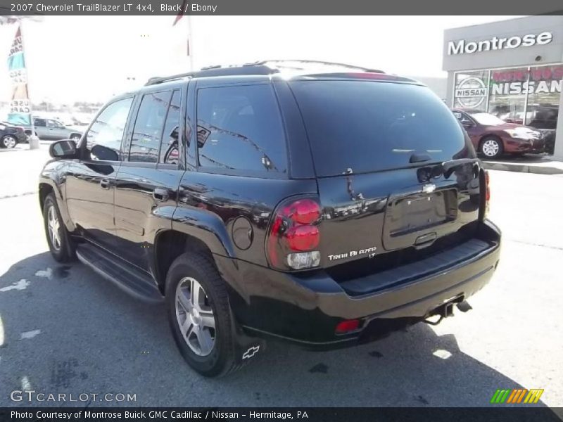 Black / Ebony 2007 Chevrolet TrailBlazer LT 4x4
