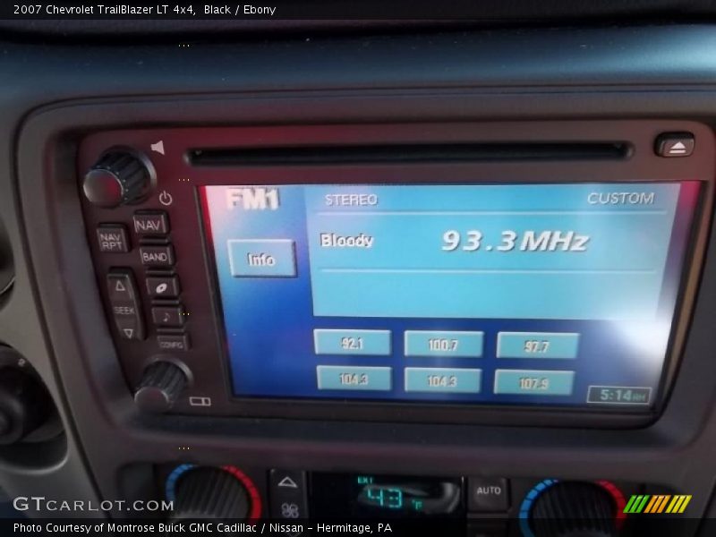 Black / Ebony 2007 Chevrolet TrailBlazer LT 4x4