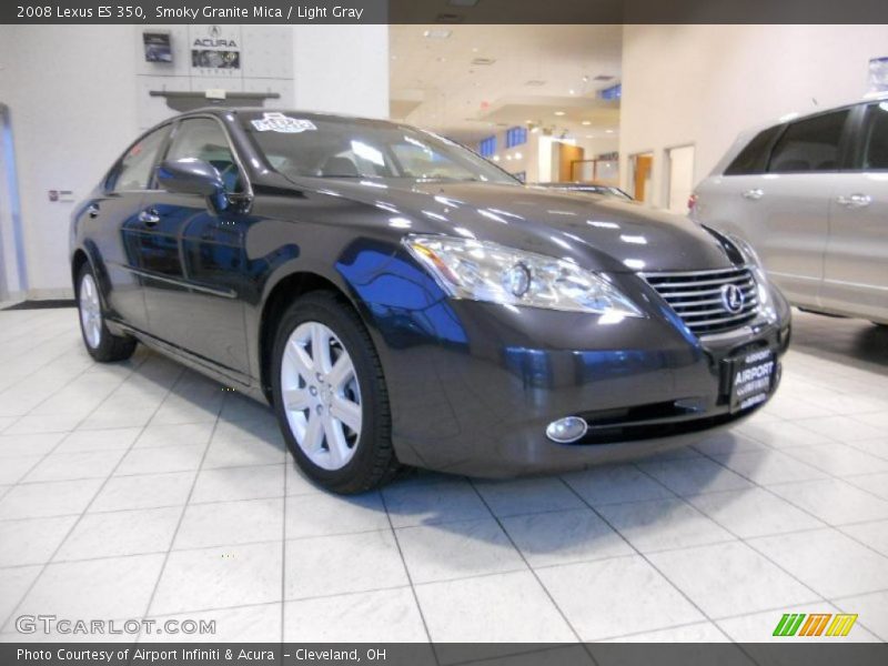 Smoky Granite Mica / Light Gray 2008 Lexus ES 350