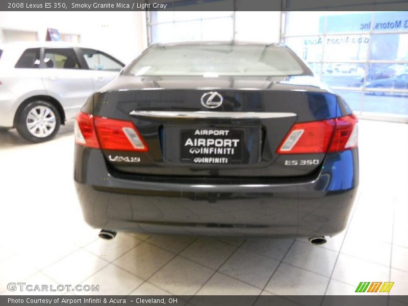Smoky Granite Mica / Light Gray 2008 Lexus ES 350