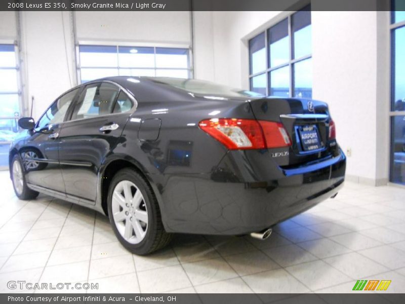 Smoky Granite Mica / Light Gray 2008 Lexus ES 350