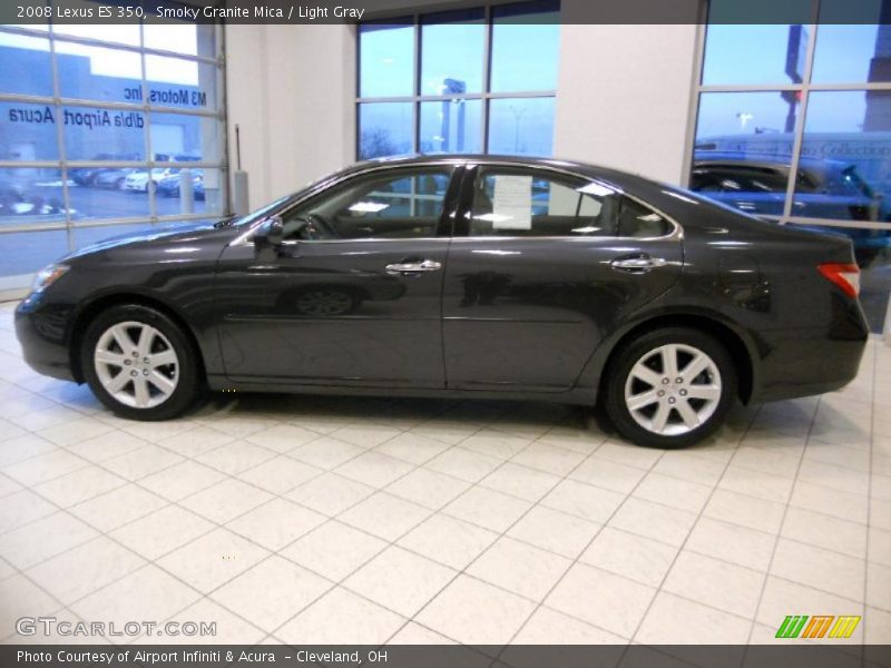 Smoky Granite Mica / Light Gray 2008 Lexus ES 350
