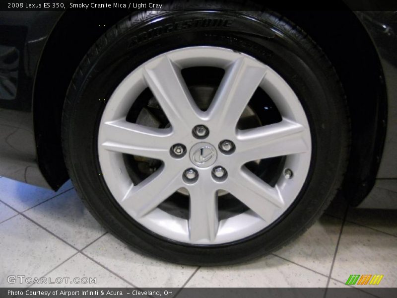 Smoky Granite Mica / Light Gray 2008 Lexus ES 350