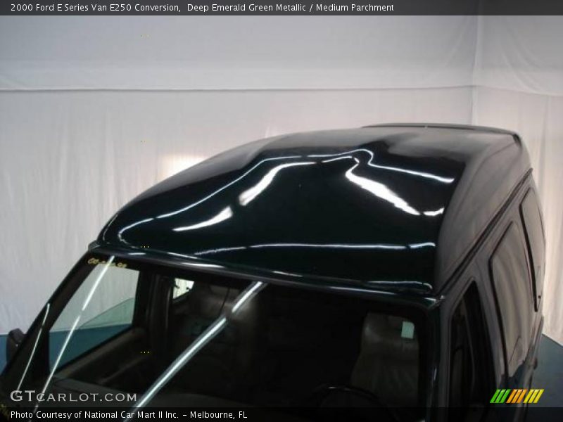 Deep Emerald Green Metallic / Medium Parchment 2000 Ford E Series Van E250 Conversion