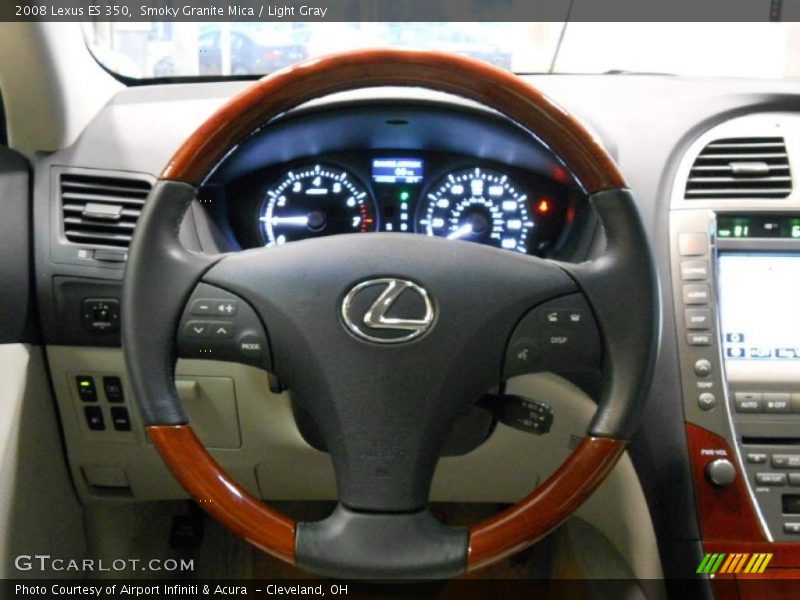 Smoky Granite Mica / Light Gray 2008 Lexus ES 350