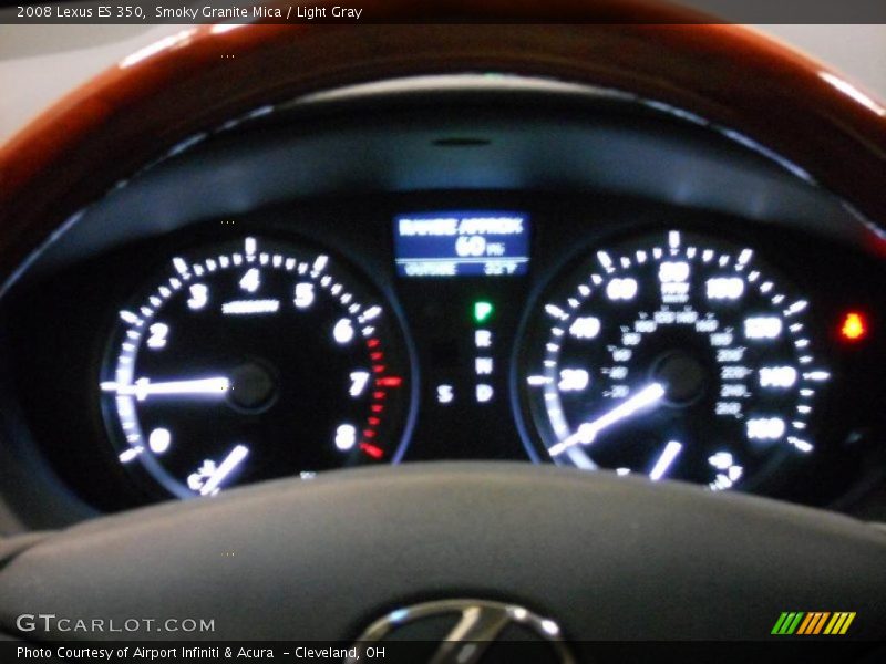 Smoky Granite Mica / Light Gray 2008 Lexus ES 350