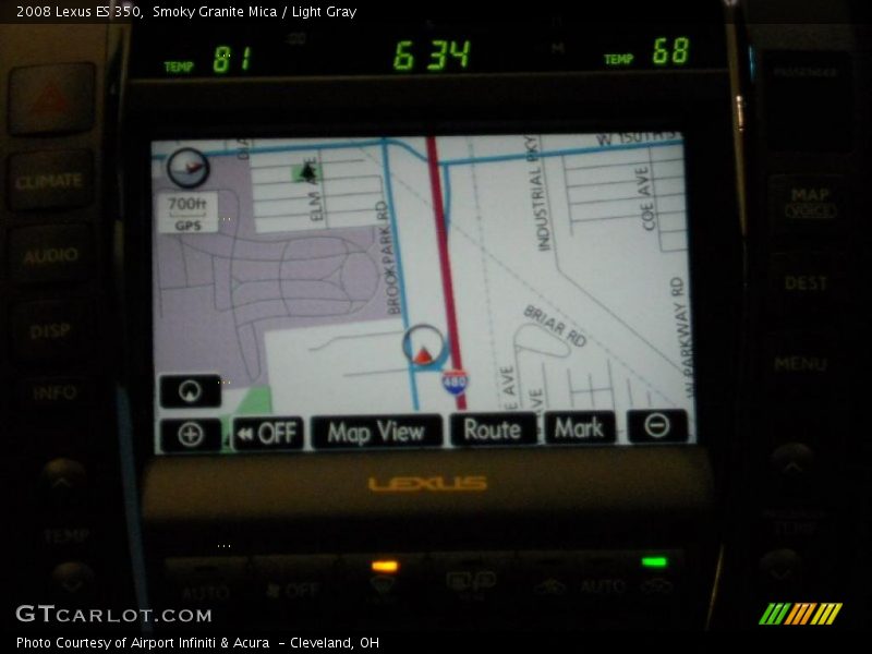 Smoky Granite Mica / Light Gray 2008 Lexus ES 350