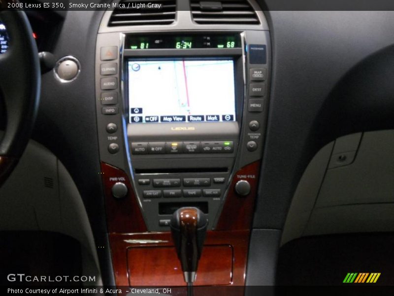 Smoky Granite Mica / Light Gray 2008 Lexus ES 350