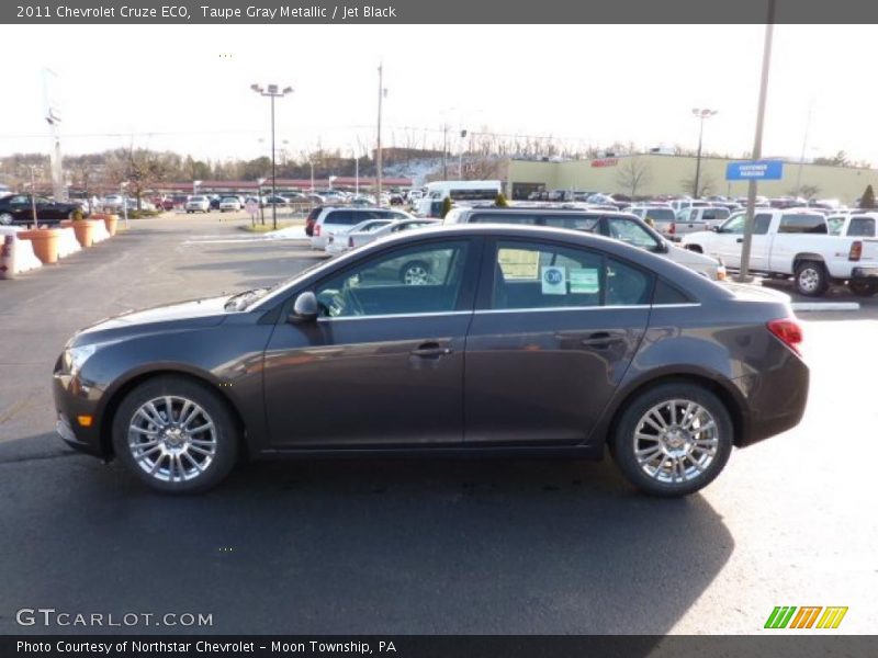 Taupe Gray Metallic / Jet Black 2011 Chevrolet Cruze ECO