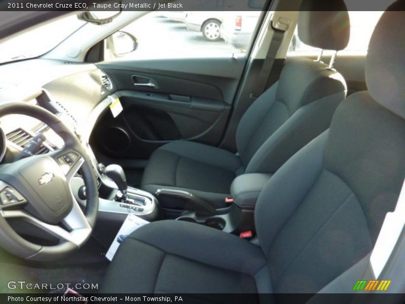 Taupe Gray Metallic / Jet Black 2011 Chevrolet Cruze ECO
