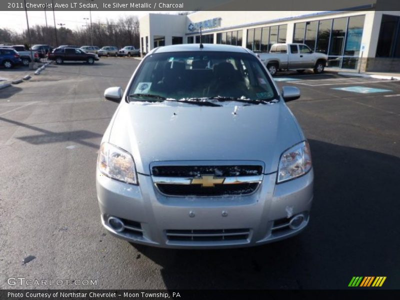 Ice Silver Metallic / Charcoal 2011 Chevrolet Aveo LT Sedan