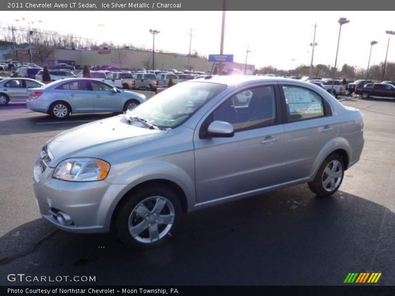 Ice Silver Metallic / Charcoal 2011 Chevrolet Aveo LT Sedan