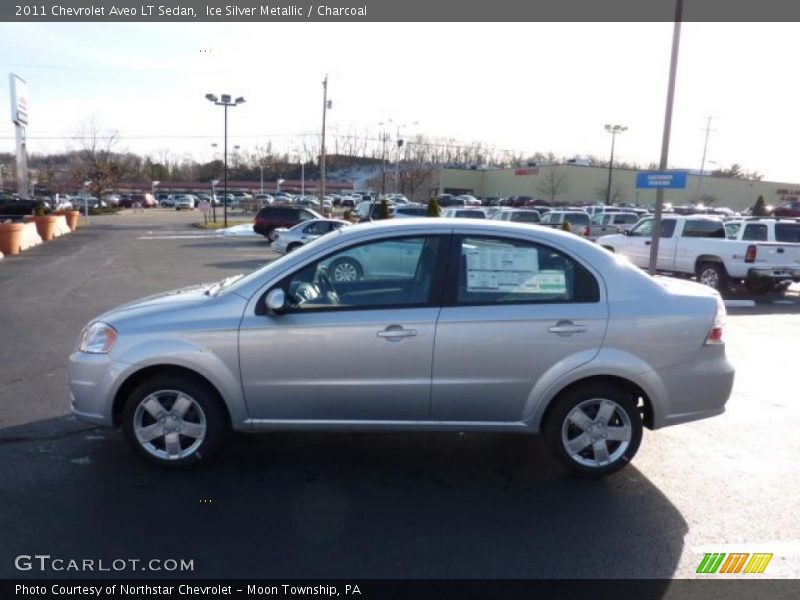 Ice Silver Metallic / Charcoal 2011 Chevrolet Aveo LT Sedan