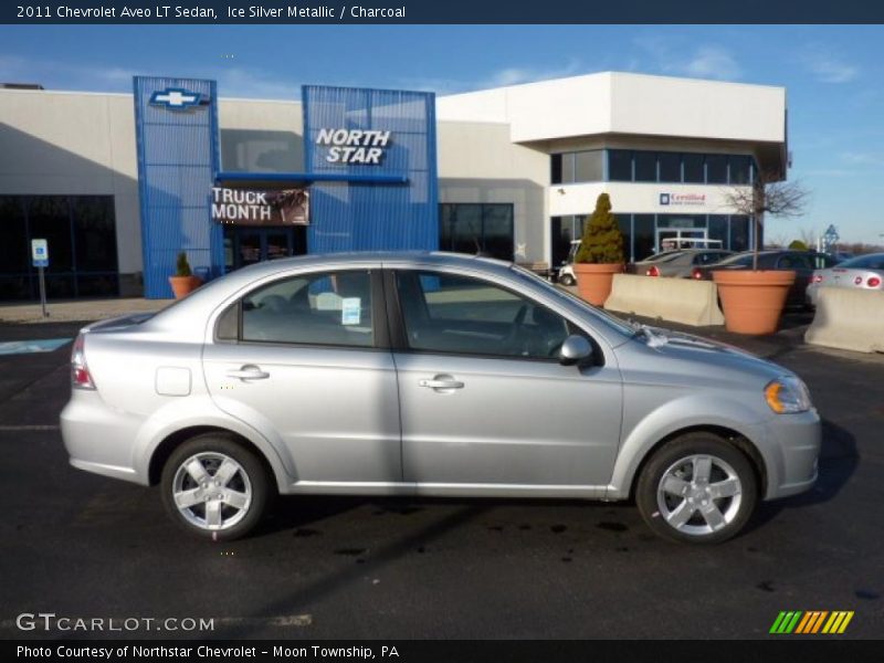 Ice Silver Metallic / Charcoal 2011 Chevrolet Aveo LT Sedan