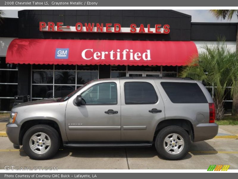 Graystone Metallic / Ebony 2008 Chevrolet Tahoe LS