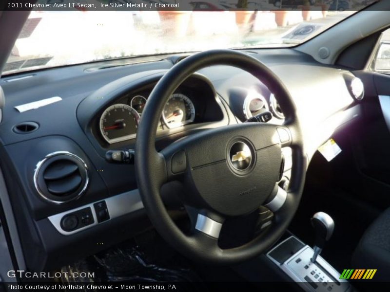 Ice Silver Metallic / Charcoal 2011 Chevrolet Aveo LT Sedan