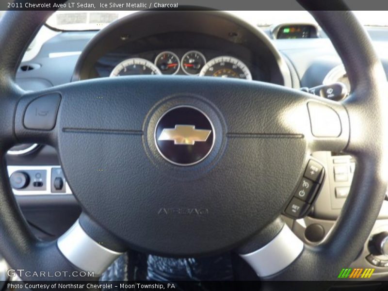 Ice Silver Metallic / Charcoal 2011 Chevrolet Aveo LT Sedan