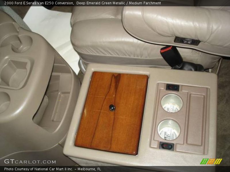 Deep Emerald Green Metallic / Medium Parchment 2000 Ford E Series Van E250 Conversion