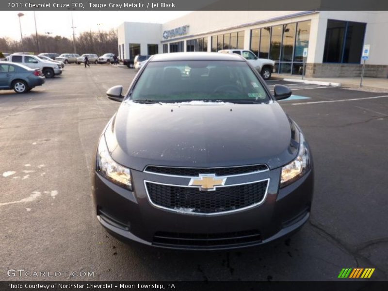 Taupe Gray Metallic / Jet Black 2011 Chevrolet Cruze ECO