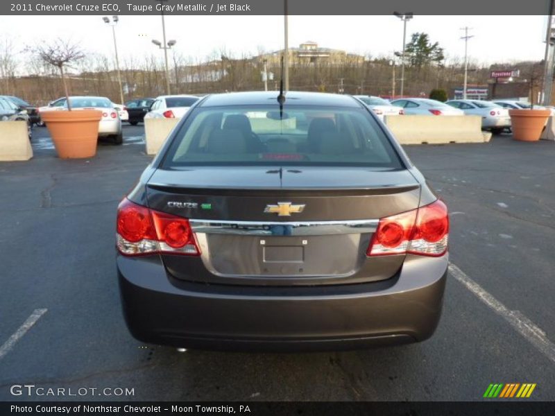 Taupe Gray Metallic / Jet Black 2011 Chevrolet Cruze ECO